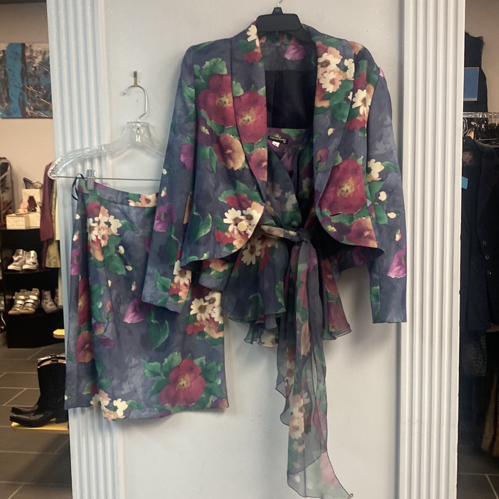 Patricia Rhodes Three Piece Floral Outfit